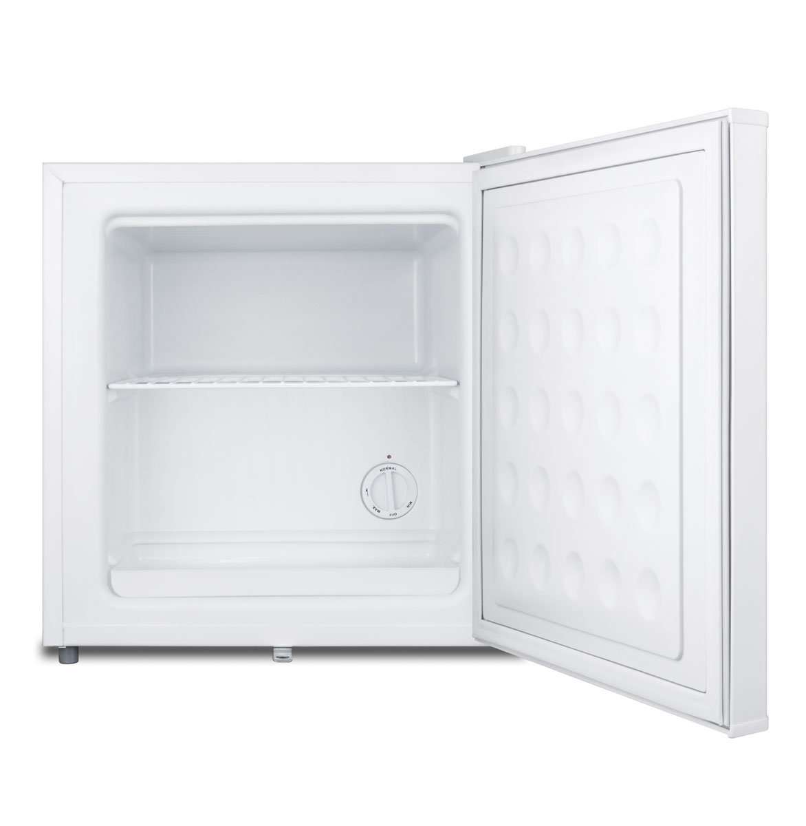 Compact all-freezer for general purpose use, manual defrost with lock